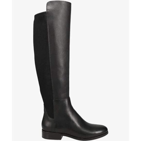 Cole Haan Isabelle Over the Knee Boots 7 Black NWOT Tall Riding Academia Capsule - Picture 1 of 10